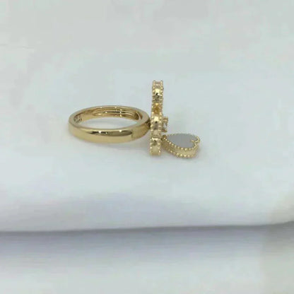 [Gaonasi]SWEET CLOVER WHITE MOP RING