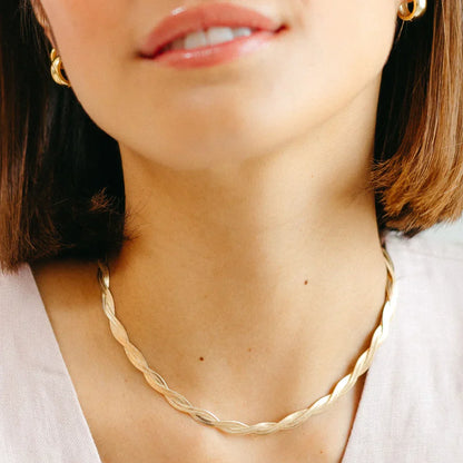 [Gaonasi]Lysa Twisted Chain Necklace