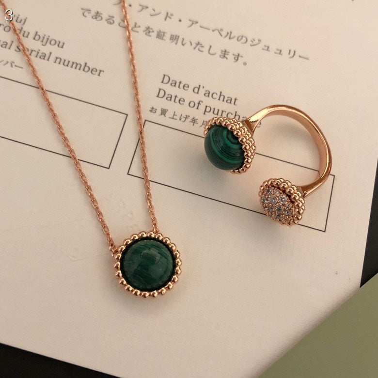 [Gaonasi]PERLEE COULEURS DIAMOND ROSE GOLD BETWEEN THE FINGER RING