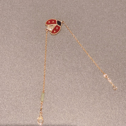 [Gaonasi]LUCKY SPRING 1 MOTIF PINK GOLD BRACELET