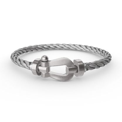 [Gaonasi]FORCE LARGE HORSESHOE NO DIAMOND BRACELET SILVER