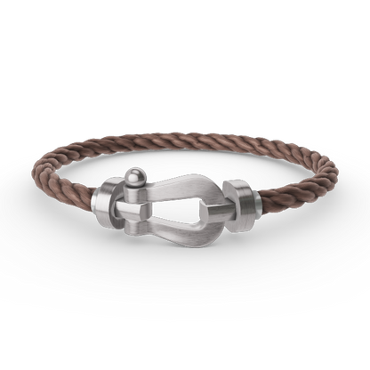[Gaonasi]FORCE LARGE HORSESHOE NO DIAMOND BRACELET SILVER