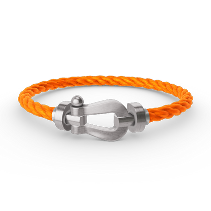 [Gaonasi]FORCE LARGE HORSESHOE NO DIAMOND BRACELET SILVER