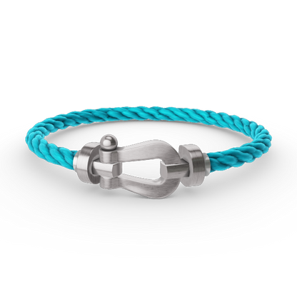 [Gaonasi]FORCE LARGE HORSESHOE NO DIAMOND BRACELET SILVER