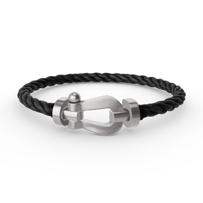 [Gaonasi]FORCE LARGE HORSESHOE NO DIAMOND BRACELET SILVER