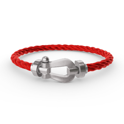 [Gaonasi]FORCE LARGE HORSESHOE NO DIAMOND BRACELET SILVER