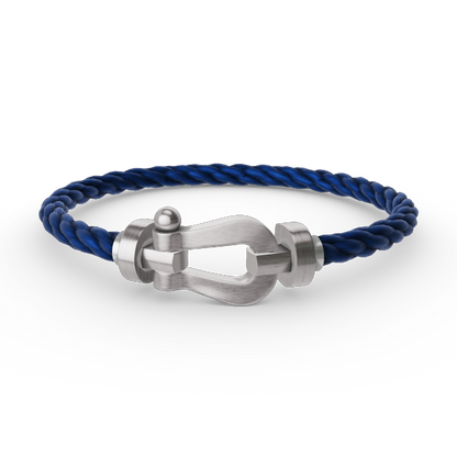 [Gaonasi]FORCE LARGE HORSESHOE NO DIAMOND BRACELET SILVER