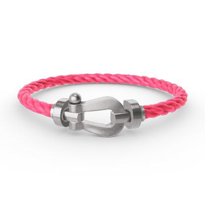 [Gaonasi]FORCE LARGE HORSESHOE NO DIAMOND BRACELET SILVER