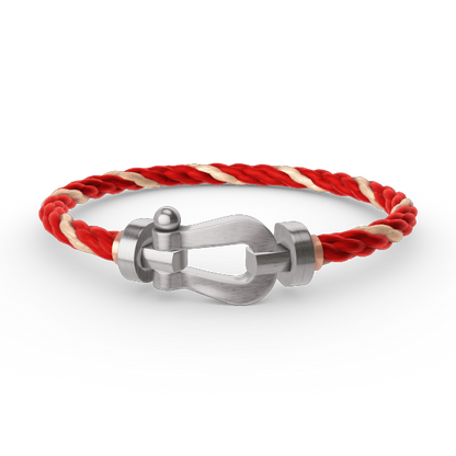 [Gaonasi]FORCE LARGE HORSESHOE NO DIAMOND BRACELET SILVER