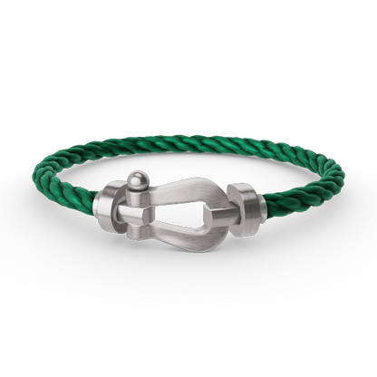 [Gaonasi]FORCE LARGE HORSESHOE NO DIAMOND BRACELET SILVER