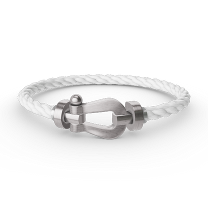 [Gaonasi]FORCE LARGE HORSESHOE NO DIAMOND BRACELET SILVER